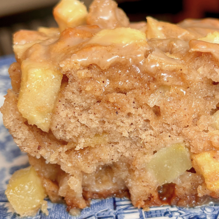 Amish Apple Cake with Caramel Glaze