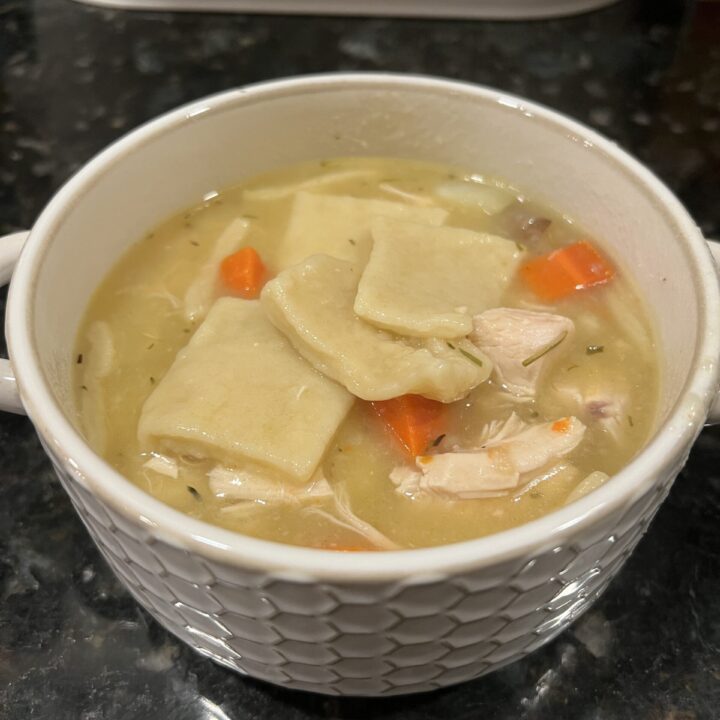 Old-Fashioned Amish Chicken Pot Pie (With Square Noodles)