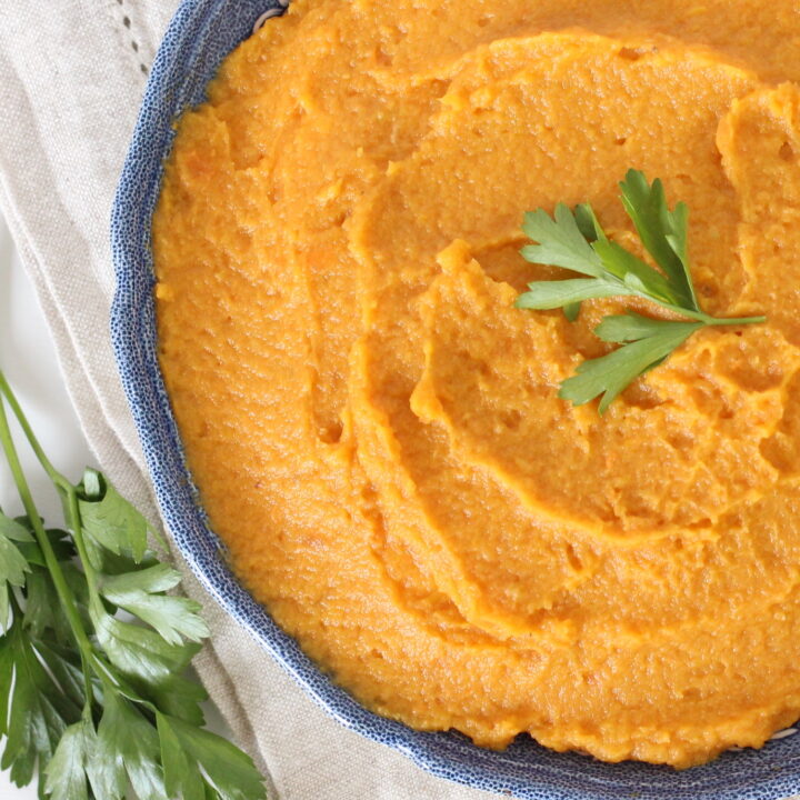 Amish Mashed Sweet Potatoes (without brown sugar)